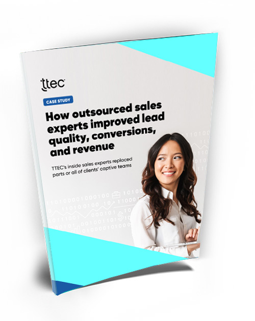 Outsourced sales case study cover