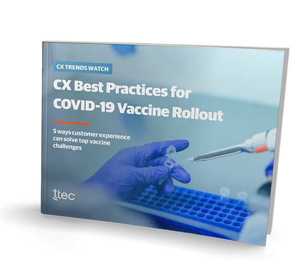 CX Best Practices for the COVID-19 Vaccine Rollout cover image